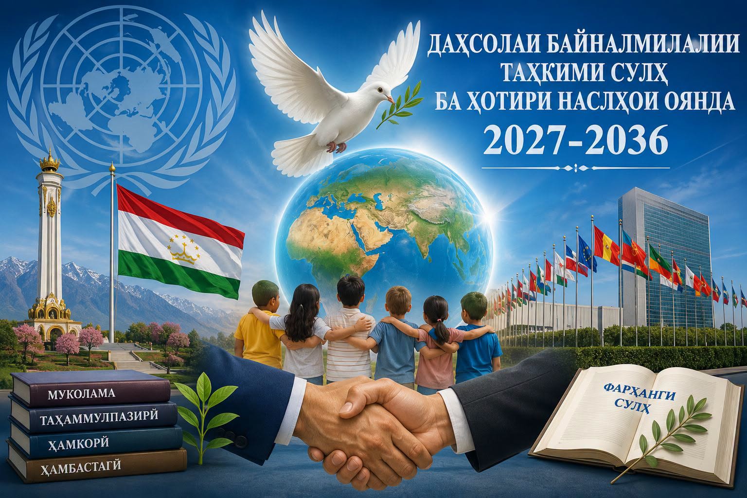 ТАШАББУСИ ТОҶИКИСТОН ДАР ТАҲКИМИ СУЛҲИ ҶАҲОНӢ: АҲАМИЯТИ «ДАҲСОЛАИ БАЙНАЛМИЛАЛИИ ТАҲКИМИ СУЛҲ БА ХОТИРИ НАСЛҲОИ ОЯНДА»